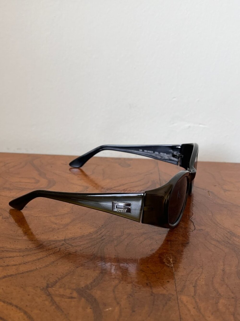 Gucci GG 2432/S 2XA Sunglasses Olive Green – Tom Ford Era? – New Polarized Lens - Picture 8 of 12